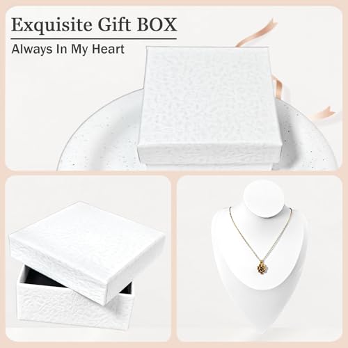 Paw Print Heart Pet Ashes Memorial Necklace with Mini Inner Box-Gold | Pet Cremation Jewelry for Ashes, Cremation Urn Jewelry to Hold Dog & Cat Ashes Pendant with Box Filling Tools - color: Gold