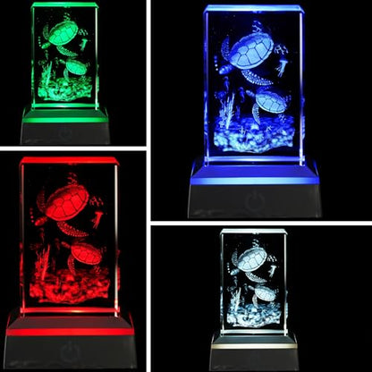 EUSTUMA LED Light Base Non-Slip Square Display Stand In A Variety of Colors,Suitable for Glass Crystal Spherical Artwork (Silver Flat Top Surface) - color: Silver Flat Top Surface