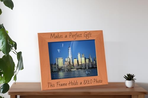 ThisWear Bereavement Dad Once Angel Now Mine Wood Frame - Portrait 8x10 - size: 8x10 Photo - Portrait