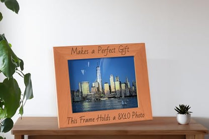 ThisWear Bereavement Dad Once Angel Now Mine Wood Frame - Portrait 8x10 - size: 8x10 Photo - Portrait