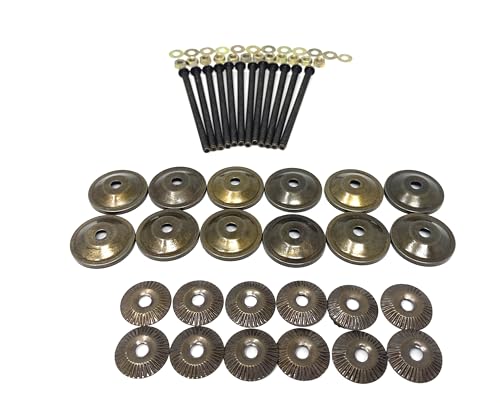 Knob Bolts for Ceramic & Glass Pulls and Knobs, Stainless Steel 10-24, Pack of 10 (2.5",3",3.5" OR 3.75" Bronze. (B-3.5-Bolt-KIT) - size: 3.5" Bolt KIT