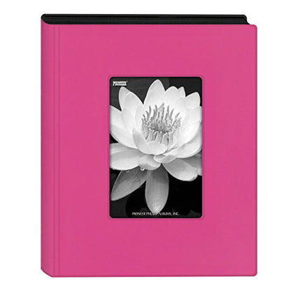 Pioneer Photo Albums KZ-46/HP KZ-46 Hot Pink Mini Frame Cover Photo Album, 4" x 6" - color: Hot Pink