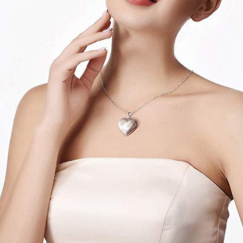 YOUFENG You are My Sunshine Necklace Sunflower Locket Necklace that Holds Pictures Heart Locket Pendant Gifts for Her - style: Silver Sunflower locket