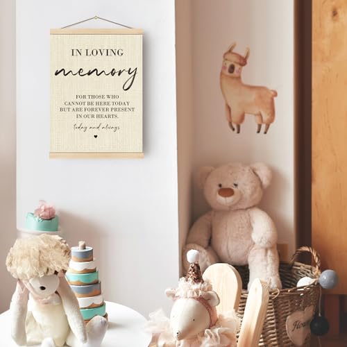 Boat Wades Poster Hanger Frame, In Loving Memory Wedding Sign, 12x16 Inch
