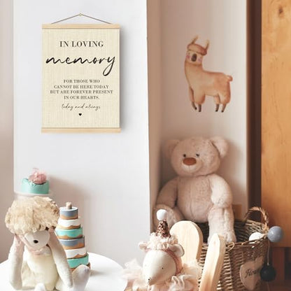 Boat Wades Poster Hanger Frame, In Loving Memory Wedding Sign, 12x16 Inch
