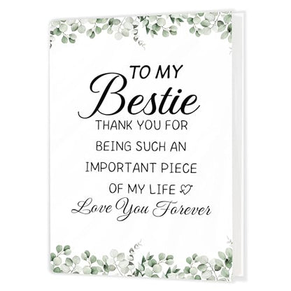 Bestie Gifts Photo Album Holds 36 4x6 Photos, Friendship Gifts for Women, to My Bestie Small Photo Album Memory Keepsake Gift for Family Graduation Travel Vacation - color: Bestie Friend