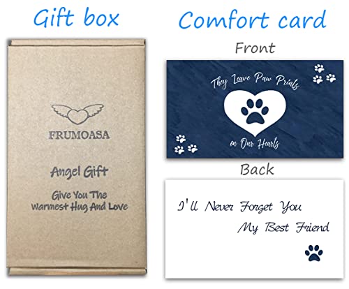 FRUMOASA White Cat Angel Figurine 6" Loss Cat Sympathy Memorial Gift Statue - color: White Cat