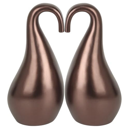 Double Urns for Human Ashes Adult Male Female,Companion Urns for Husband and Wife Together,Shape of Swan and Heart Urn for Human Ashes Adult Women Man (420 Cu/in Total)