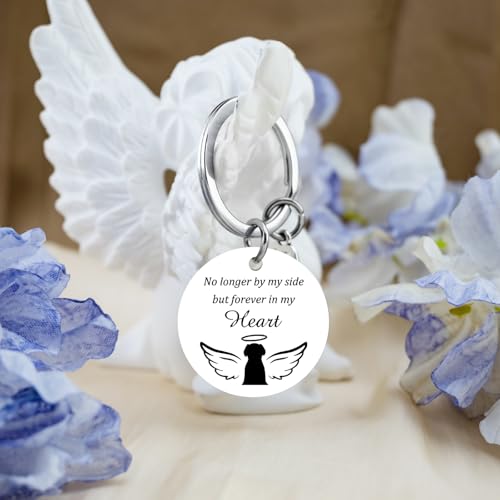 Rainbow Bridge Dog Memorial Gift Remembrance Dog Passing Away Keychains | Pet Memorial Gifts for Dogs Memorials Gift for Family Friend Loss of Pets Lover Anniversary Sympathy Keepsake Keyring