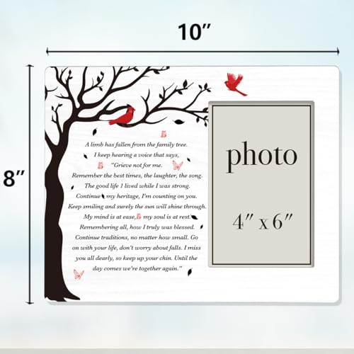 Memorial Picture Frame Gifts, Sympathy Gifts for Loss of Loved One - color: A