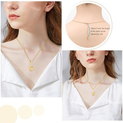 Car Parts Stainless Steel Piston Cremation Urn Necklace For Men Keepsake Memorial Jewelry Hold Ashes - color: Customize-Image