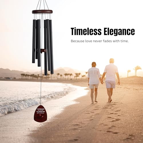 Memorial Wind Chimes for Loss of Loved One, Windchimes in Memory of a Loved One, Sympathy Gift Baskets, Bereavement Condolence Gifts, Memorial Gifts for Loss of Mom, 32" Sympathy Cardinal, Black - size: 32" Cardinal