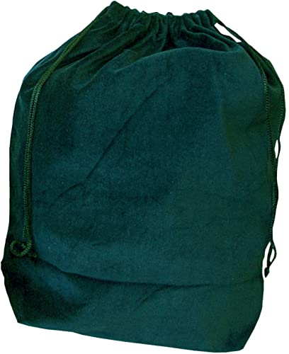 Large Green Velvet Cremation Urn Bag - Velvet Cotton Bag for Urn - Large Size 9"L x 6"W x 16"H - Great for Holding a Pet or Human Urn Measuring 14"H or Smaller - color: Green, size: Large