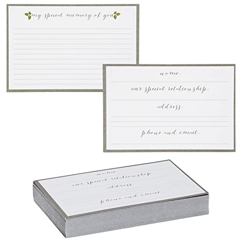 60 Pack Blank Sympathy Cards, Share a Memory Card for Celebration of Life, Memorial, Funeral (4 x 6 In)