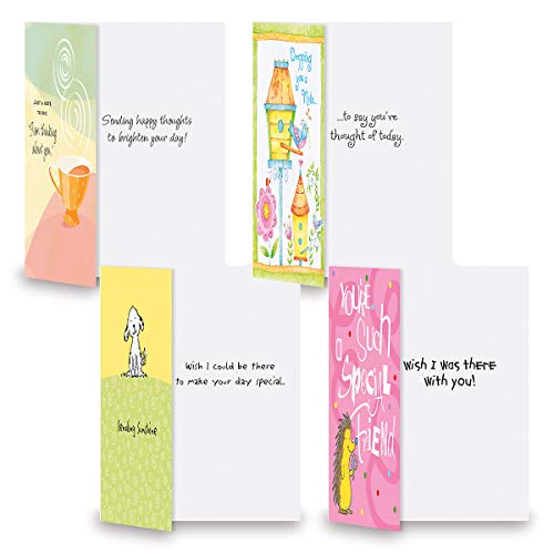 Current Friendship Thinking of You Cards with Envelopes - Assortment of 20 Greeting Cards, 10 Designs, Large 5" x 7" Thinking of You Cards for Women - style: Friendship Value Pack II