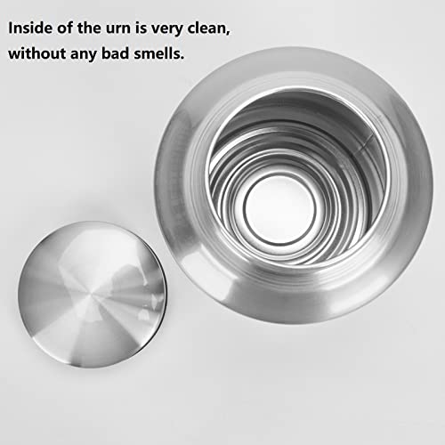 Large Cremation Urns for Ashes Adult Male Female Dad Mom | Silver Large Angel Wings Funeral Cremation Urns for Human Ashes Adult - Woman Men,Decorative Memorial Funeral Burial Urn - size: Large,Sliver Wings