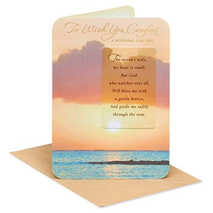American Greetings Religious Sympathy Card with Pocket Keepsake Card Included (Especially Close) - color: Especially Close