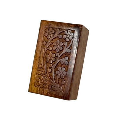 Handmade Wooden Cremation Urns for Human Ashes - Adult Male, Female, and Beloved Pets - Small wooden box with 20 Cubic Inch Capacity - Perfect for Men, Women, Children, Cats, and Dogs