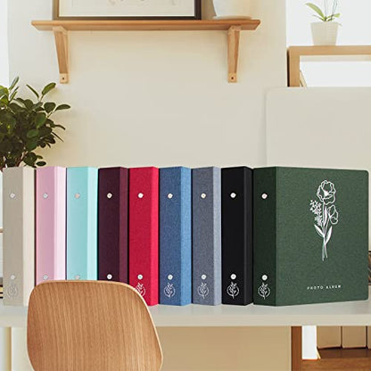 Lanpn Photo Album 4x6 600 Pockets Photos, Linen Cover Large Picture Albums Holds 600 Horizontal and Vertical Photos Black - color: Black, size: 600 Pockets