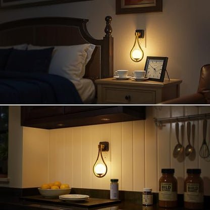 Briignite LED Night Light, Night Lights Plug into Wall, 0-100LM Dimmable - color: Cream