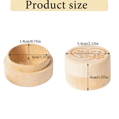 Pet Memorial Gifts for Dogs Cats, Dog Memorial Gifts for Loss of Dog | Wooden Pet Urns for Pet Fur Ashes, Personalized Pet Memorial Keepsake Box