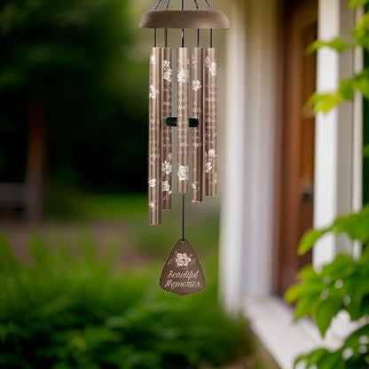Carson 30" 'Beautiful Memories' Memorial Garden/Patio/Porch Outdoor Decor Windchime