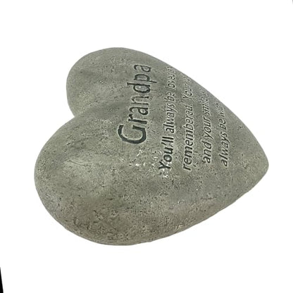 The Gerson Companies Heart Shaped Memorial Stone (Grandad)
