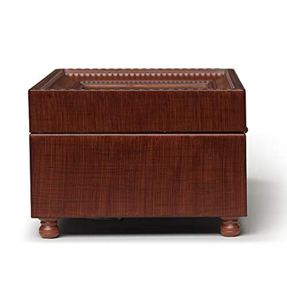Roman Music Boxes - Always Loved Never Forgotten Woodgrain Finish Music Box - Plays Nocturne
