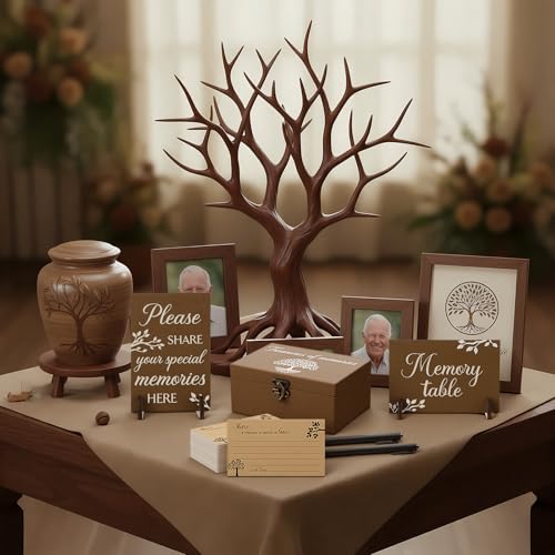 Gilprop 112 Pcs Share a Memory Cards for Celebration of Life, Tree - style: Tree
