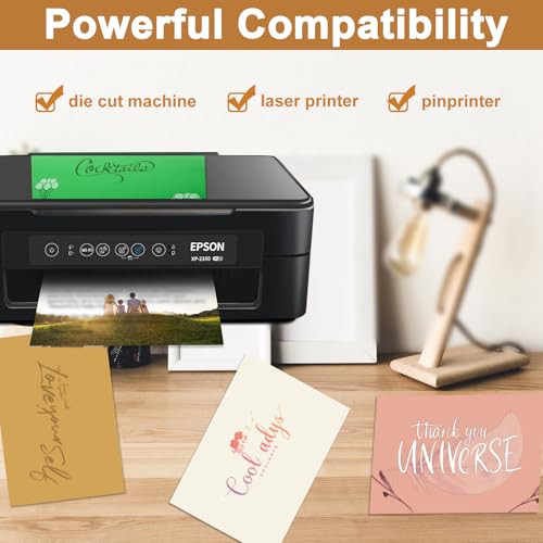 Silunkia 120 Sheets Shimmer Silver Cardstock 8.5 x 11 Craft Paper 92lb | Heavyweight Certificate Paper Card Stock for DIY Card Making, Wedding Invitations, Thank You Cards, Business Cards - color: Silver, size: 120 Sheets