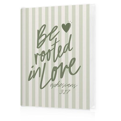 Sage Green Christian Photo Album 4x6, Be Rooted in Love Bible Verse Scripture 18 Pockets Small Picture Memory Photo Album for Family Anniversary Travel Vacation - color: Bible Rooted
