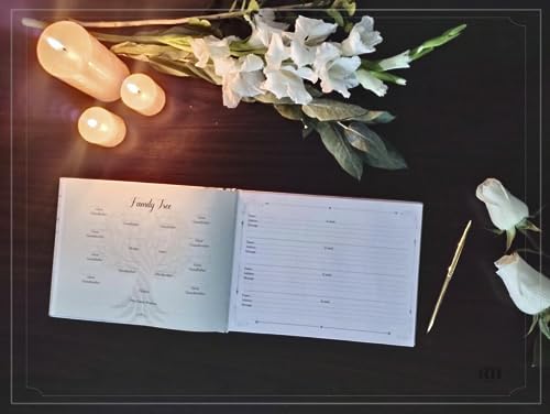 RM Group Funeral Guest Book for Memorial Service - Guestbook for Funeral - Memorial Books for Funeral - Funeral Guest Books Celebration of Life - Memorial Guest Book for Celebration of Life.