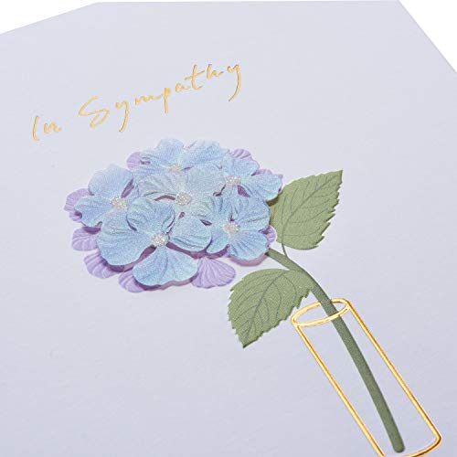 Papyrus Sympathy Card (Floral Vase) - color: Floral Vase