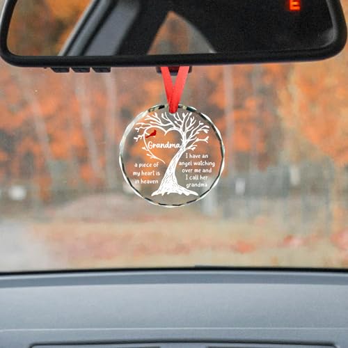 Memorial Gifts for Loss of Grandma Sympathy Gifts for Loss of Loved One, Bereavement Remembrance Gift for L OSS of Grandma, Memorial Gift for Women Glass Ornament