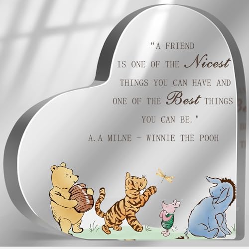 Winnie Thank You Appreciation Gifts for Women, Friendship Keepsake Winnie Sign, Friendship Birthday Presents for Friends Sister Besties, Desk Home Winnie Decorations for Girls - style: Winnie 008