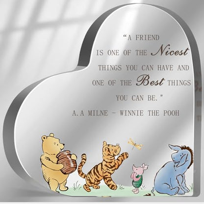 Winnie Thank You Appreciation Gifts for Women, Friendship Keepsake Winnie Sign, Friendship Birthday Presents for Friends Sister Besties, Desk Home Winnie Decorations for Girls - style: Winnie 008