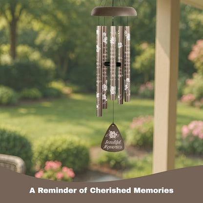 Carson 30" 'Beautiful Memories' Memorial Garden/Patio/Porch Outdoor Decor Windchime