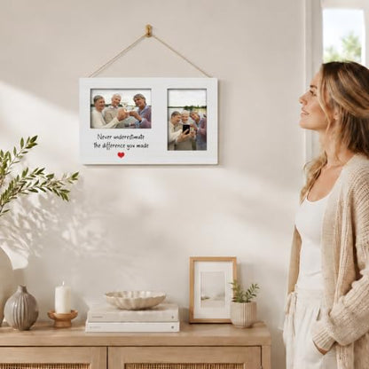 Retirement Gifts Double Picture Frame 4x6, Retirement Photo Frame - color: color-6