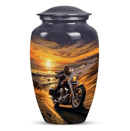 Motorcycle Urn - Cremation Urns for Human Ashes Adult Man & Women -10" - size: CLS-10 Inch, 1 Pc