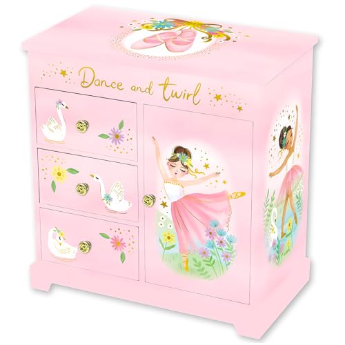 Giggle & Honey® Ballerina Musical Jewelry Box for Girls - style: Twirling Ballerina