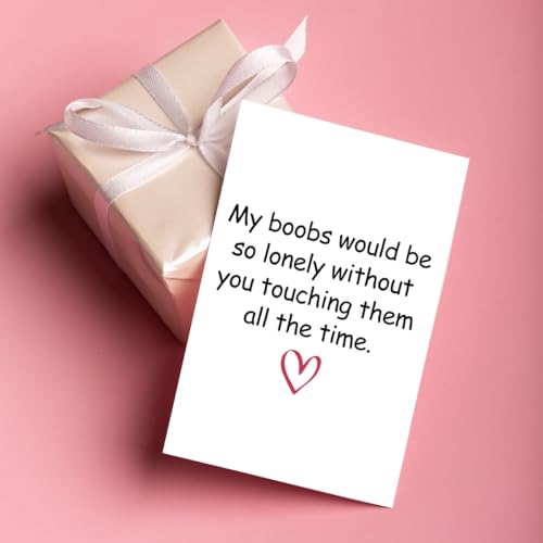 Funny Valentine's Day Card Husband, Dirty Anniversary Card Valentine Gift Love Birthday Valentine's Day Cards For Husband Boyfriend, Sexy Birthday Card Gift for Him, Adult Valentines Day Card Men - color: #2