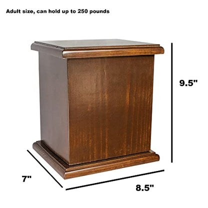 Pool Player Funeral Cremation Urn, Billiards Adult Wooden Urn with Personalization