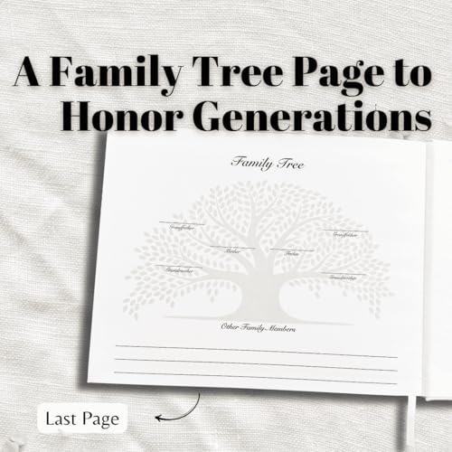 Funeral Guest Book – Linen Cover Celebration of Life Memorial