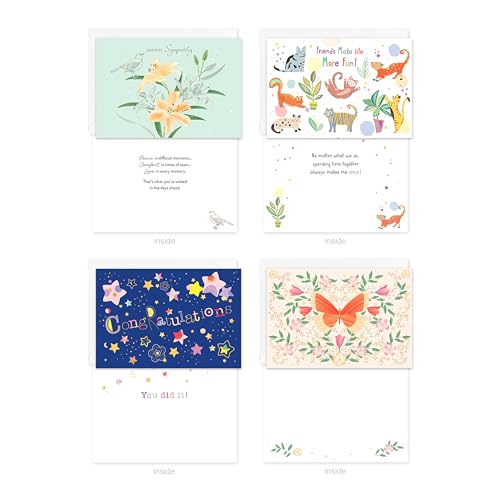American Greetings 30-Count All Occasions Deluxe Greeting Card Bundle with Refillable Keepsake Storage Box, Envelopes, and Seals, Designed by Turnowsky - color: TURNOWSKY AO DLX 30 CARD BNDL