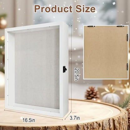 16x20 Inch Shadow Box Frame, Extra Deep Display Shadow Boxes