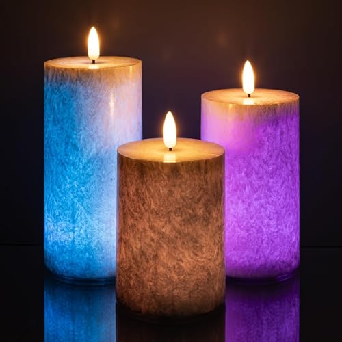 ANGELLOONG Color Changing Candles with Remote and Timer - color: Multicolor