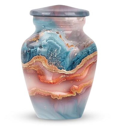 Celestial Harmony Keepsake Urn for Human Ashes - color: Celestial Harmony - Multi, size: 3 Inch - Pack of 1
