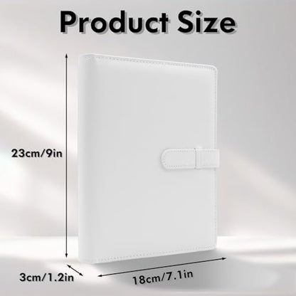 Photo Albums 4x6 Pictures – 152 Pockets Vegan Leather Cover Memory Album Book, Suitable for Family Wedding Boys Girls and Babies Storage (White) - color: White