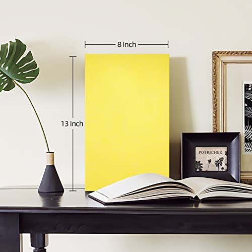 potricher Photo Album 4x6, 300 Pockets, Linen Cover, Yellow | Small Capacity 4x6 Picture Albums with Horizontal Pockets, 4x6 Photo Book for Family, Wedding, Baby, Anniversary - color: Yellow