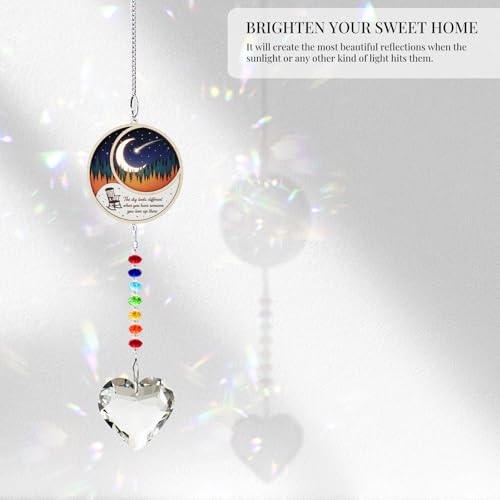 Hegelda Sympathy Gifts for Loss of Loved One Crystal Suncatcher Ornaments | Unique Condolence Memorial for Loss of Mom, Ideal Grief Bereavement Miscarriage Gifts - style: MEMORIAL
